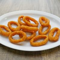 5. Onion Rings · Fried battered onion.