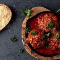 Grandmother's Meatballs (x3) · Eugenia's Homemade Meatballs In Our Signature Tomato Sauce 