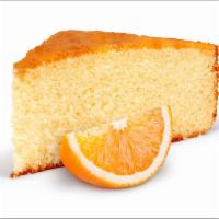 Orange Cake · Orange sponge cake with lemon custard cream.
