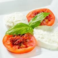 Caprese · Buffalo mozzarella and tomato.