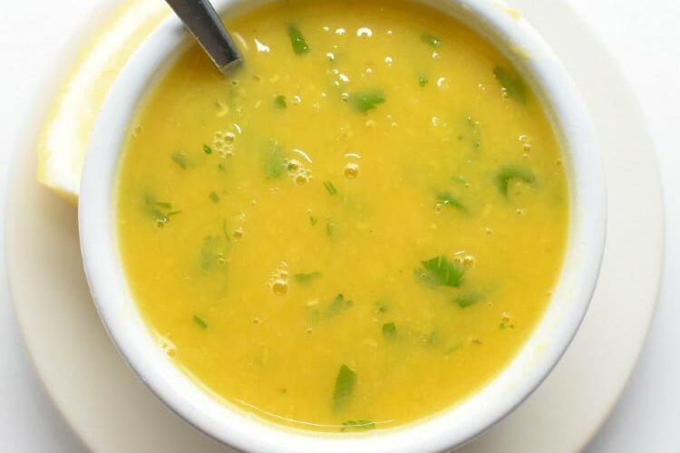 Mulligatawny Soup · Traditional spit pea lentils with saffron soup.