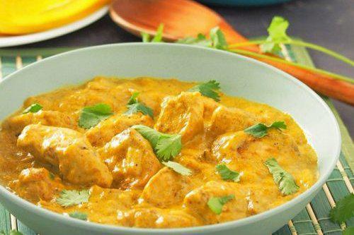 Chicken Mango · A very delicate combination of boneless cubes of curried chicken and chef’s special mango sauce.