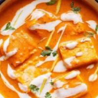 Panner Tikka Masala · Cubes of home made cheese cooked in mild tomato and creamy gravy 