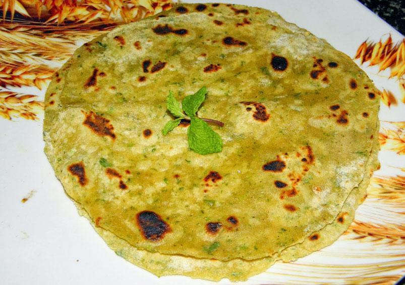 Mint Paratha · Whole wheat bread. 