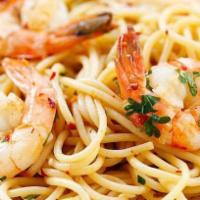 Spaghetti with Shrimp · 