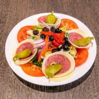 Antipasto Salad · Ham, salami, provolone, roasted peppers, olives, red onion, tomato, artichoke hearts, pepper...