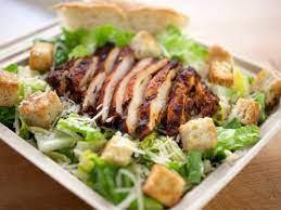 Chicken Caesar Salad · Romaine, lettuce, cucumber, parmesan cheese, onions and fresh grilled chicken.
