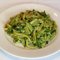 Hand-Rolled Strigoli · Ricotta Pasta, Zucchini, Asparagus, String Beans, Garlic, Olive Oil