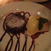 Cioccolatissimo · Warm Chocolate Cake, Vanilla Ice Cream