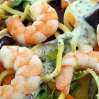 Shrimp Salad · Fresh shrimp and your choice of 5 toppings.