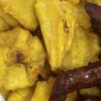 Fried Plantains · Tostones. 