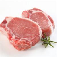 Pork Chop Bone In 1.8 lb.-2.2 lb. · 有骨猪扒 1.8 lb.-2.2 lb