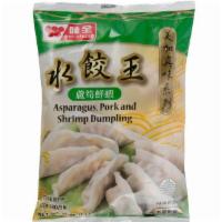 Wc Shirmp Dumpling Asparagus and Pork 21 oz. · 味全 水饺王 芦笋鲜虾水饺 21OZ