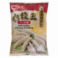 Wc Pork Scallop and Shrimp Dumpling 21 oz. · 味全 水饺王 干贝鲜虾水饺 21OZ