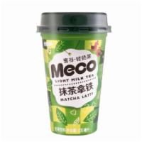 Meco Matcha Latte Milk Tea 300 ml. · 香飘飘 蜜谷轻奶茶 抹茶拿铁 300ML