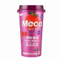 Xpp Meco Cherry & Strawberry Fruit Tea 400 ml. · 香飘飘 蜜谷果汁茶 樱桃莓莓 400ML