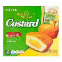 Lotte Custard Original Cream Cakes 276 gram · 乐天 奶油蛋糕派 276G
