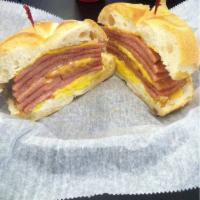 Meat and Cheese Sandwich ( No Egg ) · Serve with choice of meat and choice of cheese