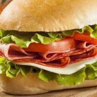 Italian Sandwich · Ham, salami, pepperoni and provolone.