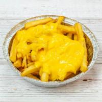 85. Cheese Fries · Fried potatoes topped with cheese.