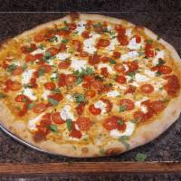 Penne Vodka Pizza · Penne rigate in our homemade vodka sauce topped with mozzarella cheese.