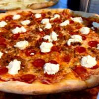 Ben's Artisan New Calabrese Pizza · A new addition to our menu, we are introducing our Calabrese Pizza. Topped with Spicy Italia...