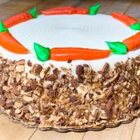 Classic Carrot Cake  · Small serves 10-12 people.
Large serves 12-15 people.