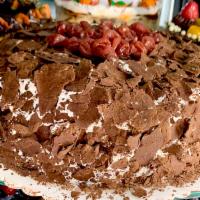 Italian Black Forest Cake  · THIS BLACK FOREST CAKE COMBINES RICH CHOCOLATE CAKE LAYERS WITH FRESH CHERRIES, CHERRY LIQUE...