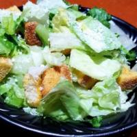 Caesar Salad · Fresh Cut Romaine Lettuce, Croutons, Grated Romano Cheese
(Choice of Dressing)