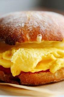 Eggs on a Roll Sandwich · Crispy dough filled with minced vegetables. Sandwich served on a soft bread roll.