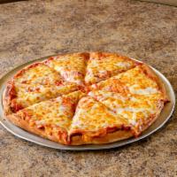 Plain Cheese Pizza · Additional toppings for an additional charge.