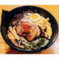 Tonkotsu Ramen  · Pork bone stock, thin straight noodle. Full flavor creamy texture. Topped with 2 sliced gril...
