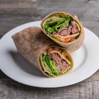 Roast Beef Pastrami Wrap · Roast beef cut in slices- please be aware the roast beef is not fully cooked(not well done) ...