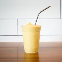 Pina Colada Smoothie · Banana, mango, pineapple, coconut cream, coconut milk.