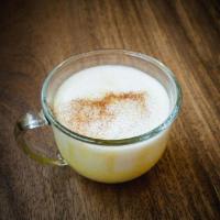 Goldenmilk Latte · Superfood mix of turmeric, mama, goji, cinnamon, ginger, boswellia, cardamom, black pepper, ...