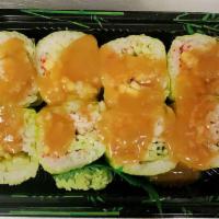 Black Cod Roll · Mango, cucumber, avocado and tobiko inside. Wrapped with soy bean seaweed. 