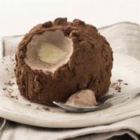 Chocolate Truffle · Zabaione cream center, surrounded by chocolate gelato and caramelized hazelnuts, topped with...