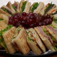 4. Russian Panini Lunch  · Roasted beef, muenster cheese, caramelized onions lettuce, plum tomatoes and Russian dressing.