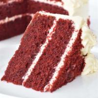 Red Velvet Cake Slice · 