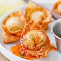 Crispy Fried Wonton with sweet chilli sauce · 10 pieces.