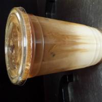 Iced Caramel Macchiato · Rich, full-bodied espresso combined with vanilla syrup, milk & ice, and topped off with cara...