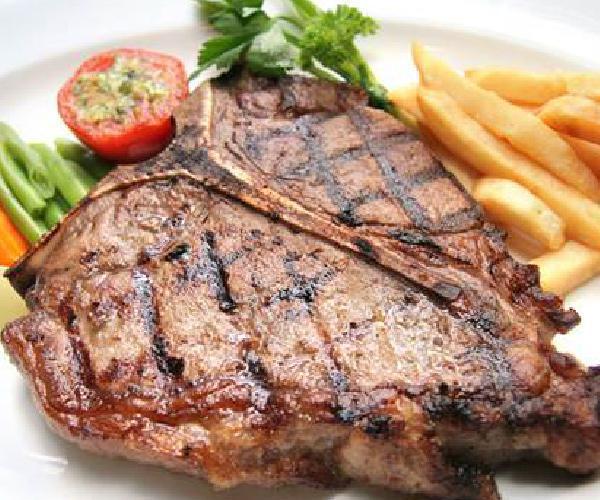 Steak ·  Juicy tender 18 ounce steak, cooked to perfection. Served with your choice of fries OR rice.  