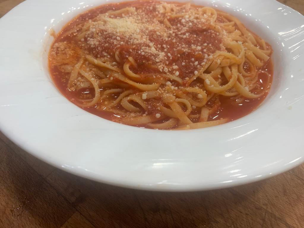 Pasta with Tomato Sauce · Served with choice of pasta.