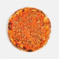 Sausage Pizza · Marinara, mozzarella cheese, and sausage. That’s a f*cking good pizza.