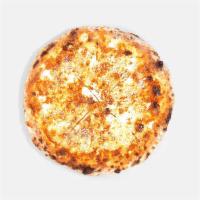 White Pizza · White cream sauce, mozzarella, and ricotta. That’s a f*cking good pizza.