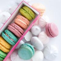 Macaron Gift Box Sleeve · A beautiful high-end gift box with your choice of our amazing flavors.
Our true French macar...