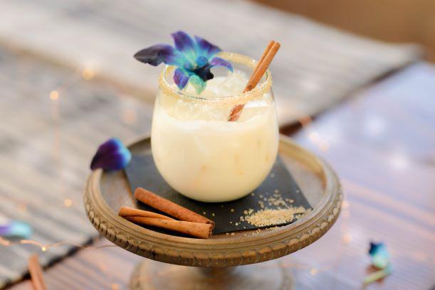 Helenazo · Must be 21 to purchase. House Spice Rum, Coconut Milk, Vanilla.