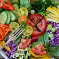 Salad · Garden Salad, Coleslaw or Cucumber & Pepper Salad