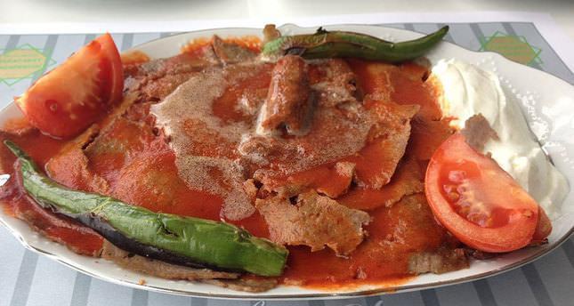 Iskender Kebab (Today Special your get any soda free).  · Doner kebab made beef and lamb Gyro over service bread and topped with fresh tomato sauce and a healthy portion of fresh yogurt.