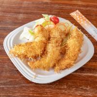 Coconut Shrimp · 5 pieces. Fried shrimp that has been rolled in coconut.